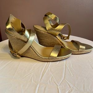 Michael Michael Kors leather wedges